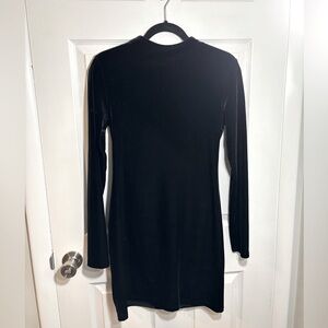 H&M Black Velvet Dress